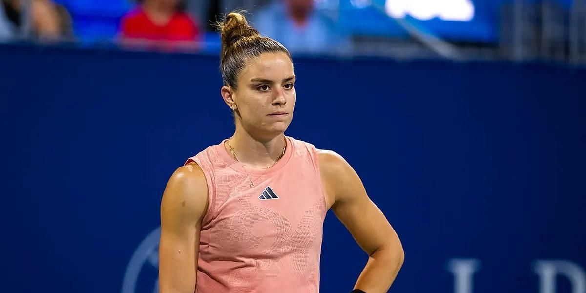 Maria Sakkari complained of smelling marijuana during her first round match at the 2023 US Open