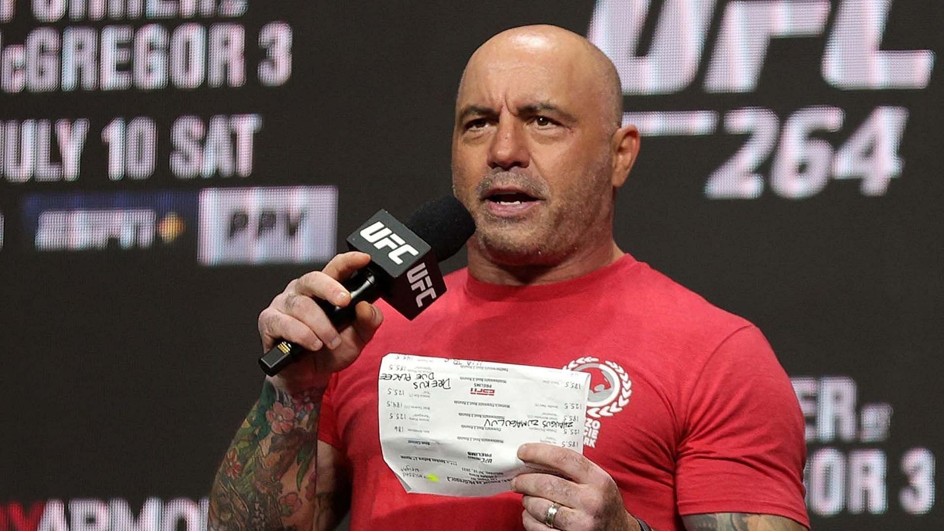 UFC commentator Joe Rogan rumored to be dead. (image via Getty Images)