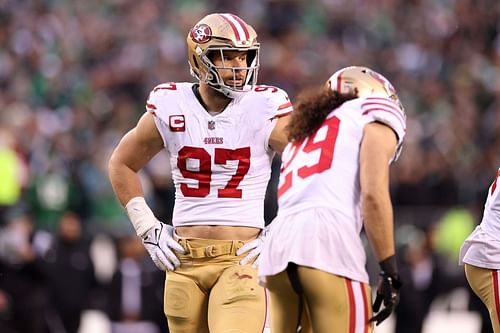 Nick Bosa during NFC Championship - San Francisco 49ers v Philadelphia Eagles