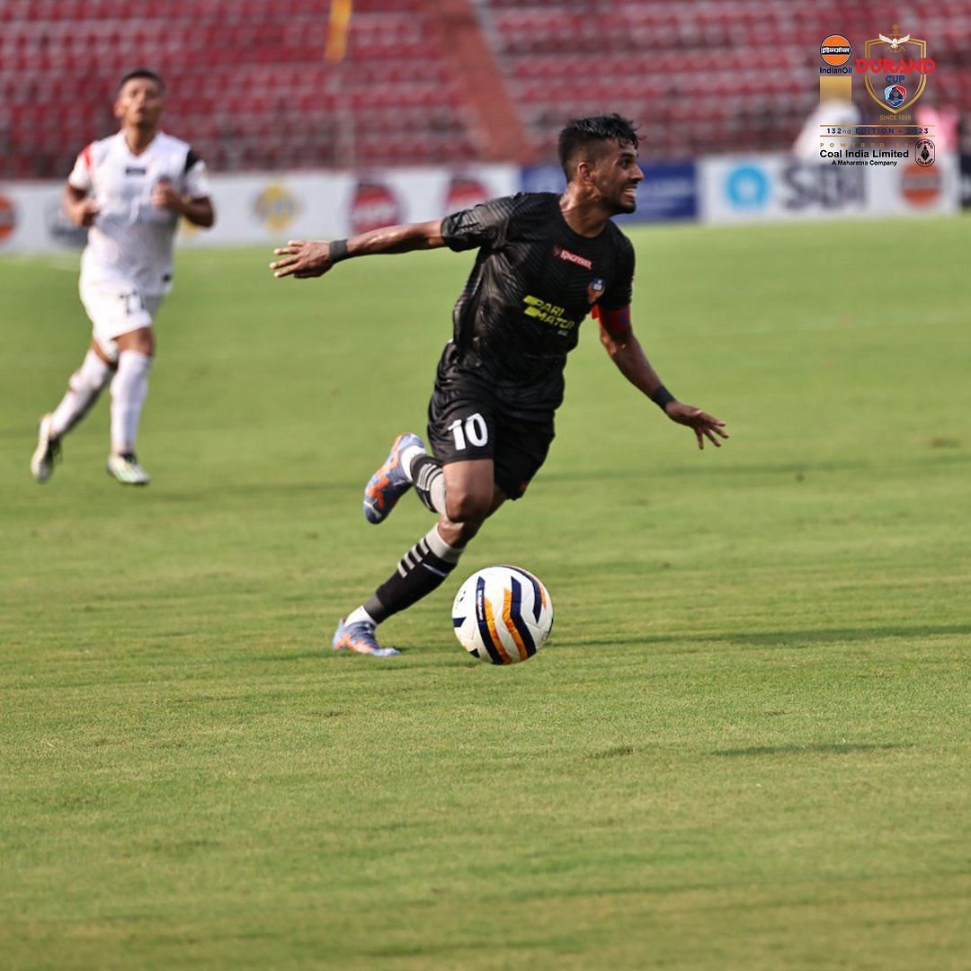 FC Goa managed to score a late penalty to eke out a draw today (Credits: Durand Cup media)