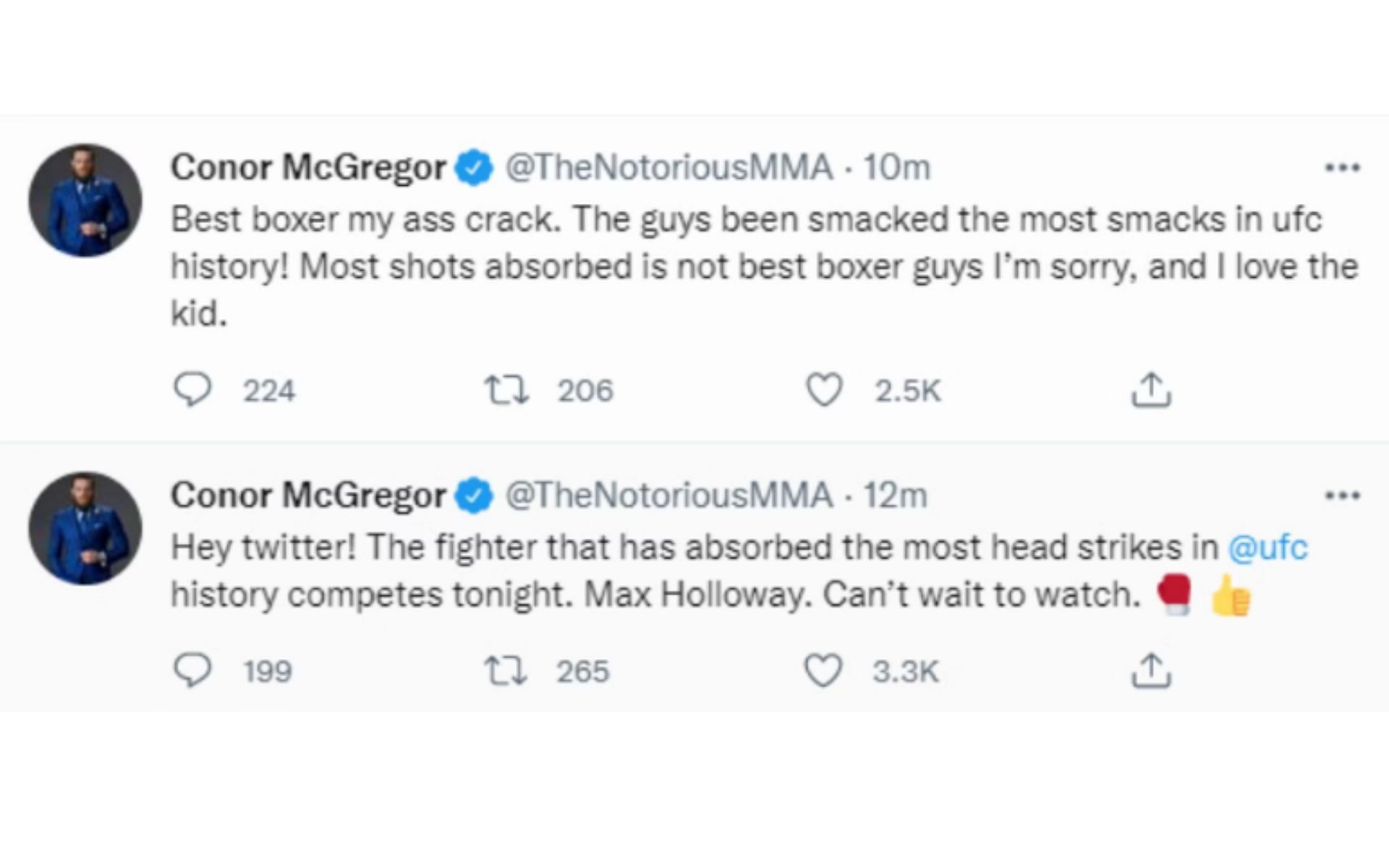 McGregor&#039;s deleted tweet