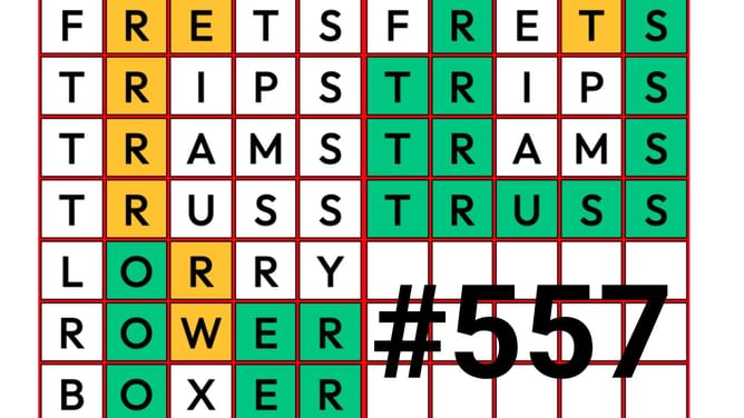 Dordle today August 4 answers & hints (Dordle #557)