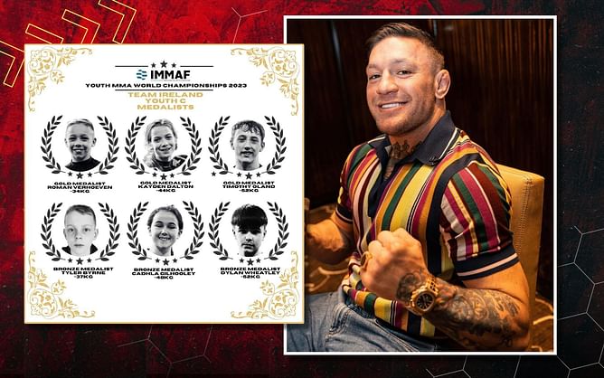 Conor McGregor reacts to Ireland's incredible medal haul at Youth MMA championships