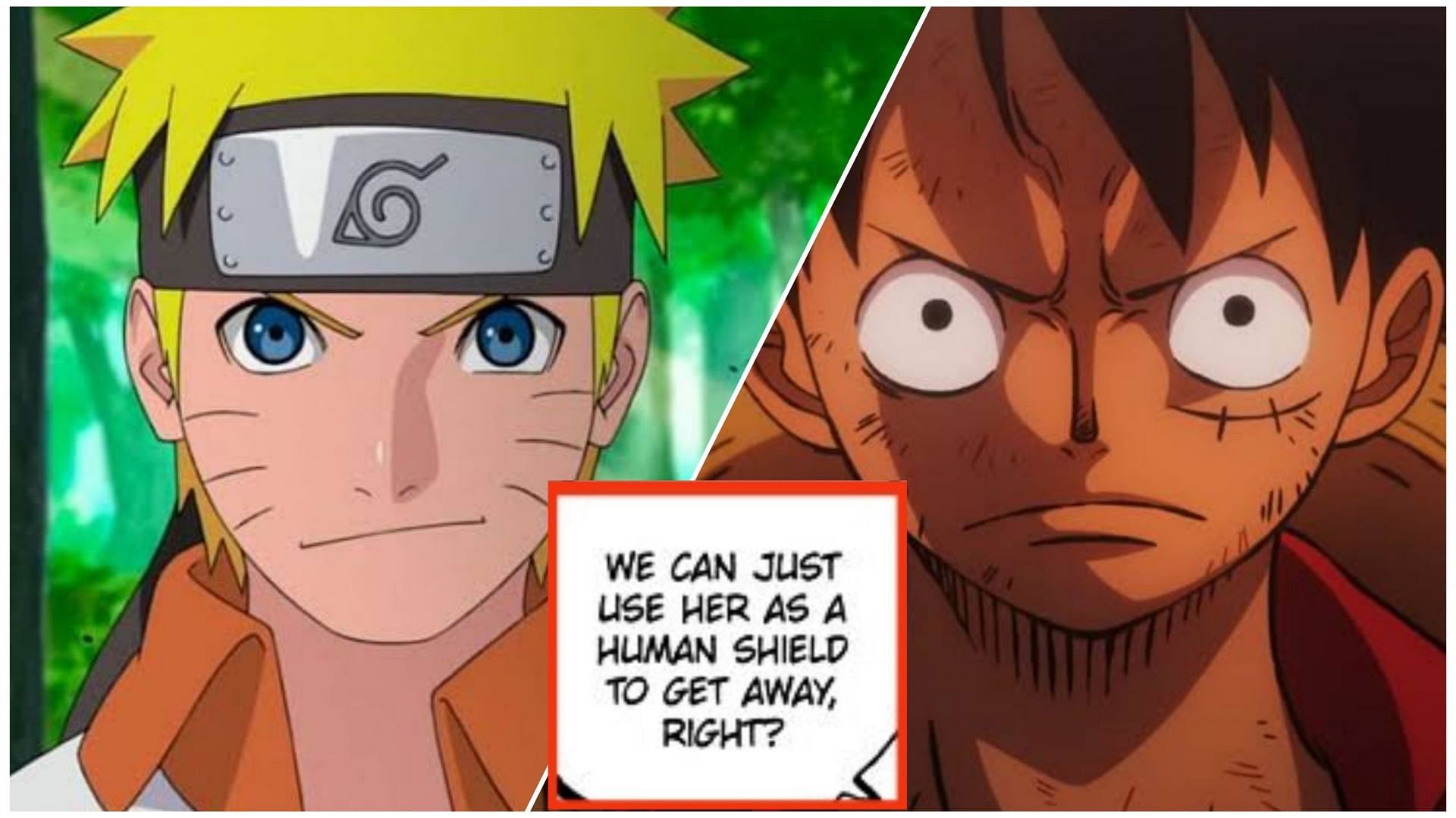 Naruto and One Piece fans clash yet again over one of Luffy