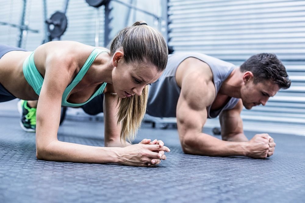 Plank for core (Image via Getty Images)