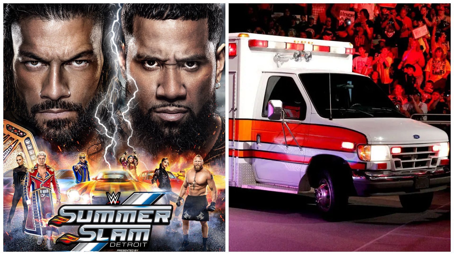 A WWE Megastar suffered injury at SummerSlam.