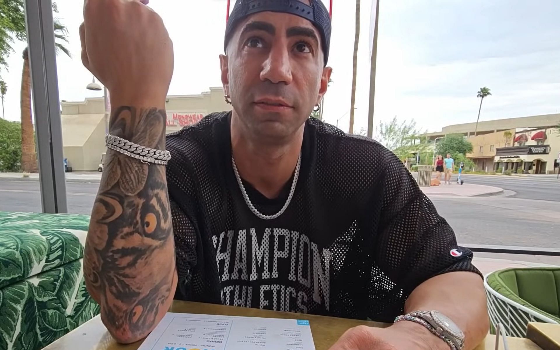 Fousey found himself in hot water after bomb threats were called at a restaurant (Image via fouseyTUBE/YouTube)