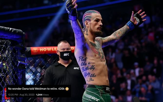 "No wonder Dana told Weidman to retire" - Fans Outrage Over Ridiculous UFC 292 payouts to 'matchsaver' Da'Mon Blackshear, Sean O'Malley and Others