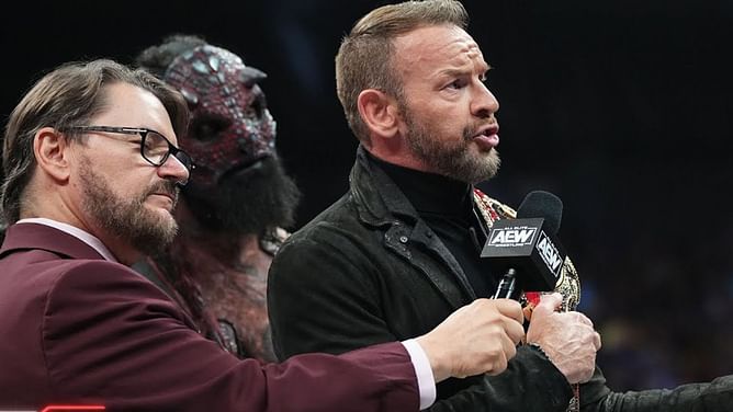 Christian Cage's daughter removed from the building during AEW Collision