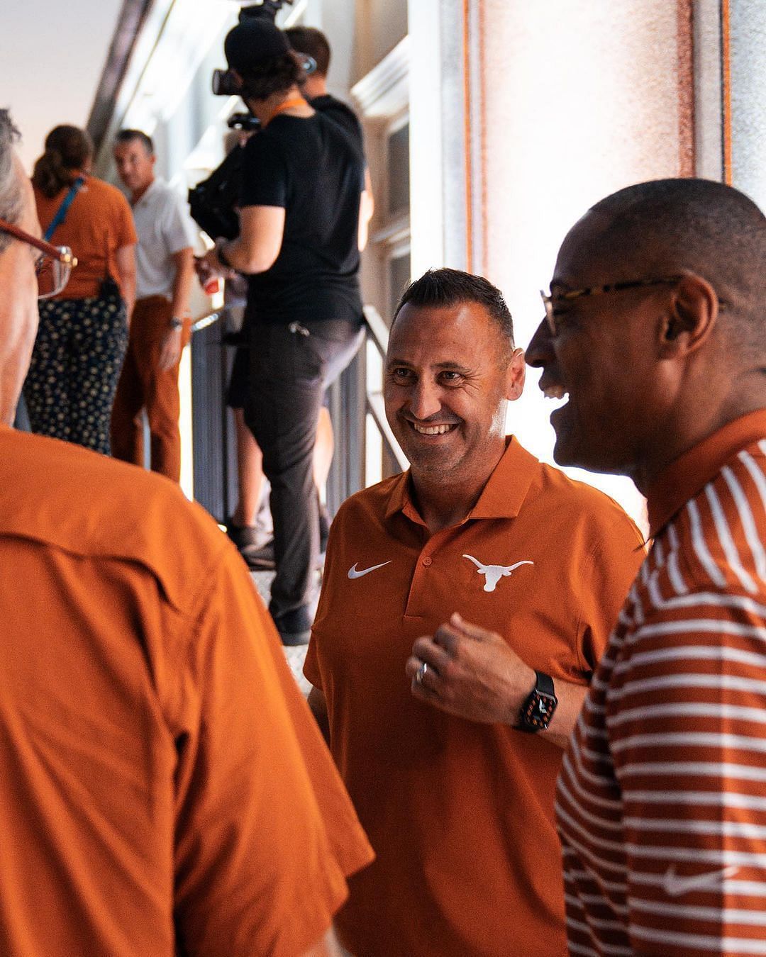 Welcome Texas Longhorns- Steve Sarkisian in focus (Via: Instagram)