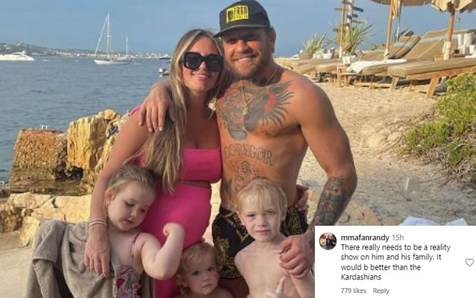 "It would be better than the Kardashians" - Fans call for reality show featuring Conor McGregor and family after wholesome post with kids