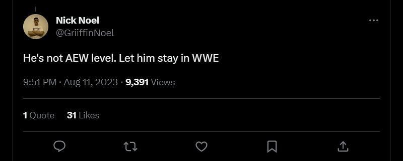 This fan doesn&#039;t want Styles in All Elite Wrestling