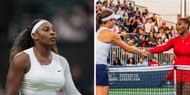 Serena Williams was defeated 6-1, 6-0 by Johanna Konta
