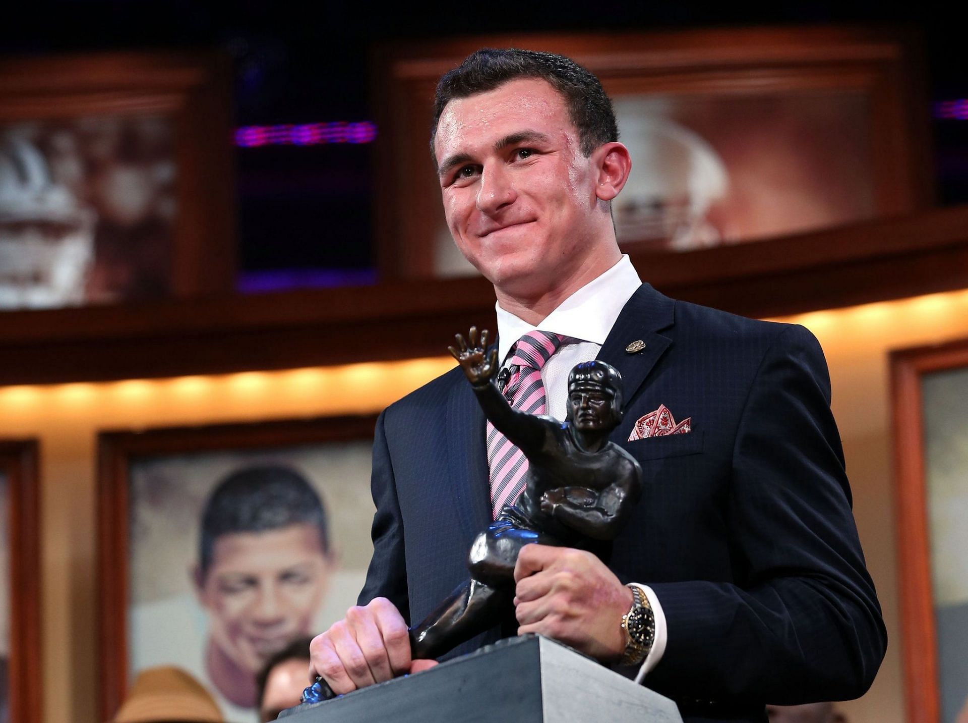 The 2012 Heisman Trophy winner Johnny Manziel