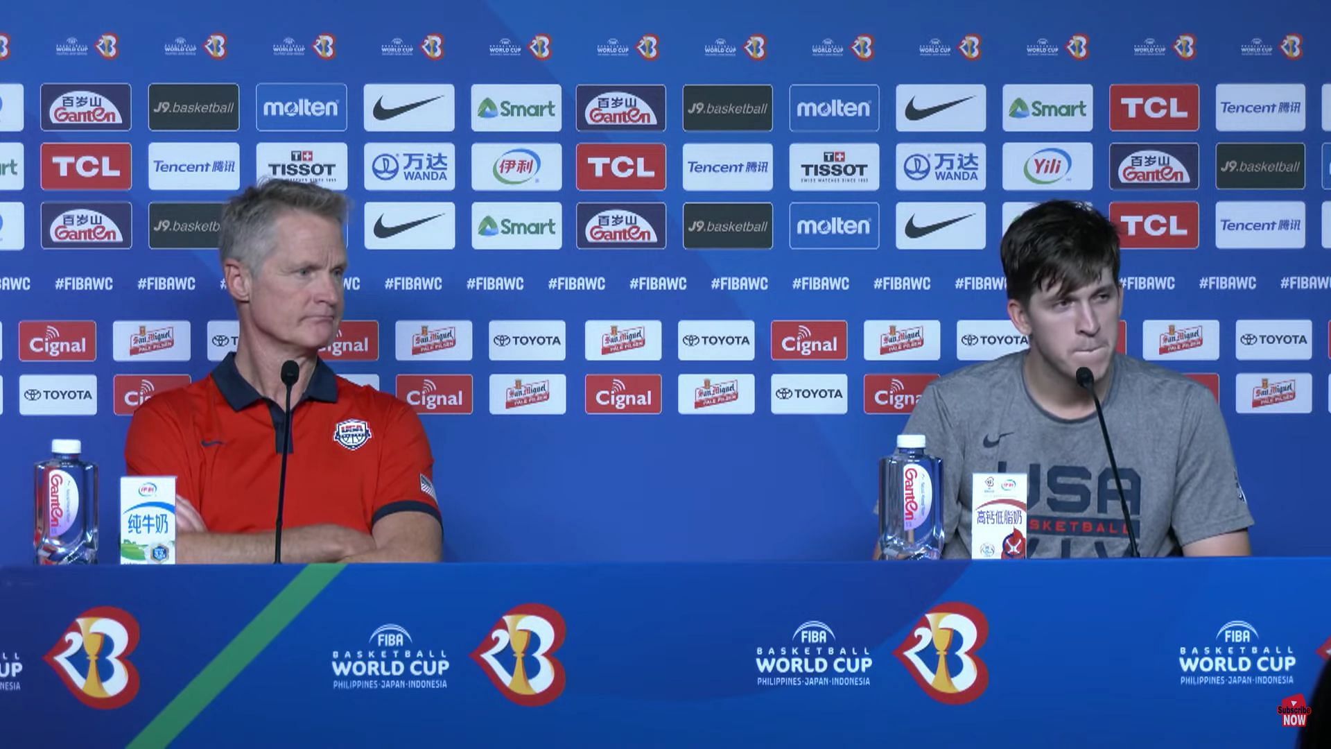 Steve Kerr and Austin Reaves - 2023 FIBA World Cup Press Conference 