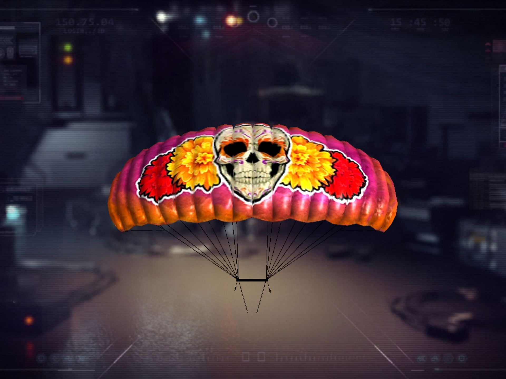 Floral Tribute Parachute skin in Free Fire MAX