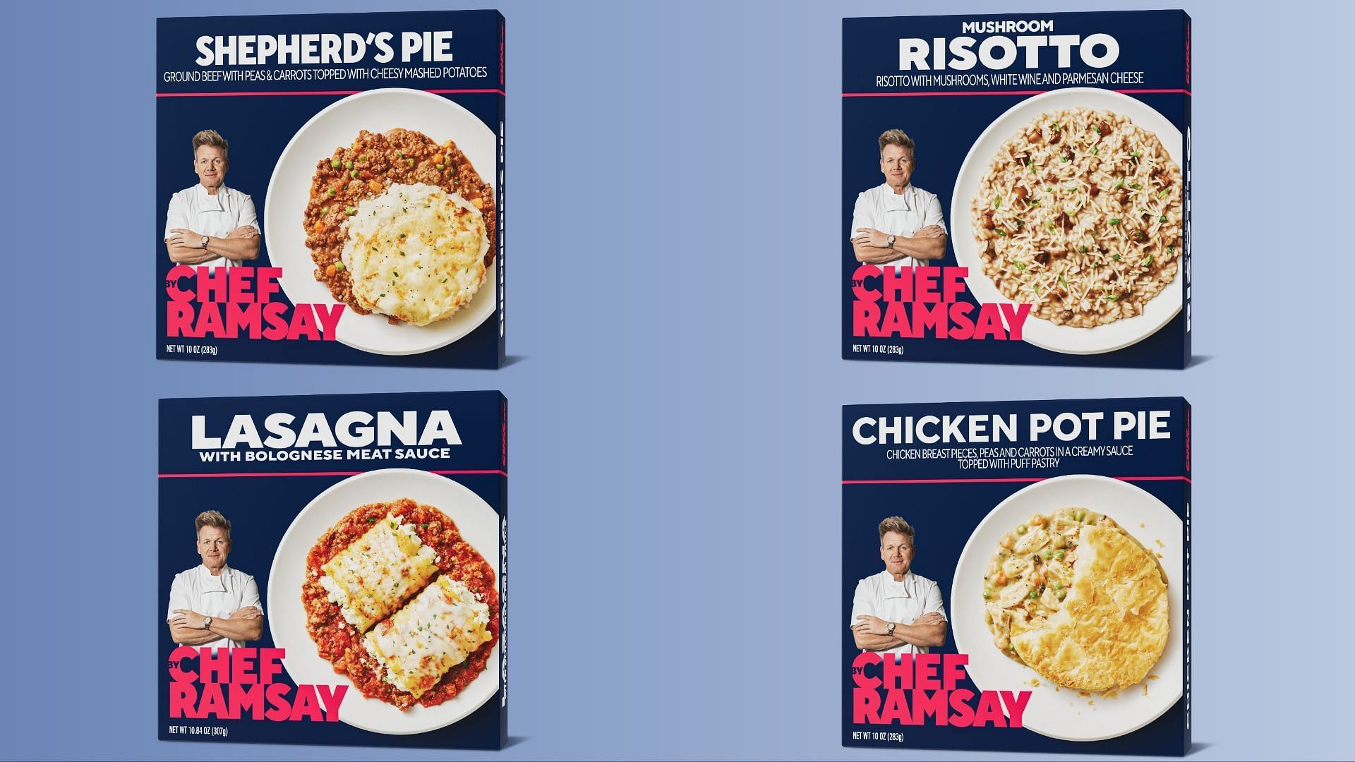 Chef Gordon Ramsay&#039;s Frozen Food meals can be found at Walmart stores across the United States starting this week (Image via By Chef Ramsay&#039;s website)