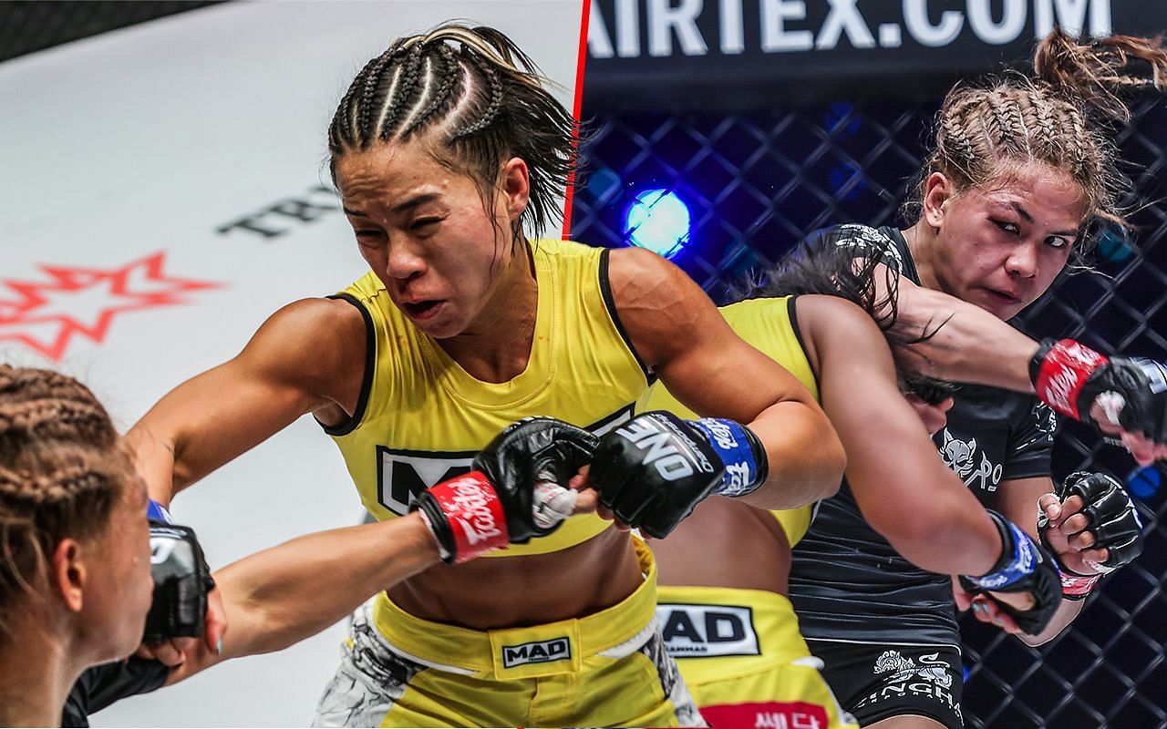 Ham Seo Hee and Denice Zamboanga at ONE: Empower [Credit: ONE Championship]