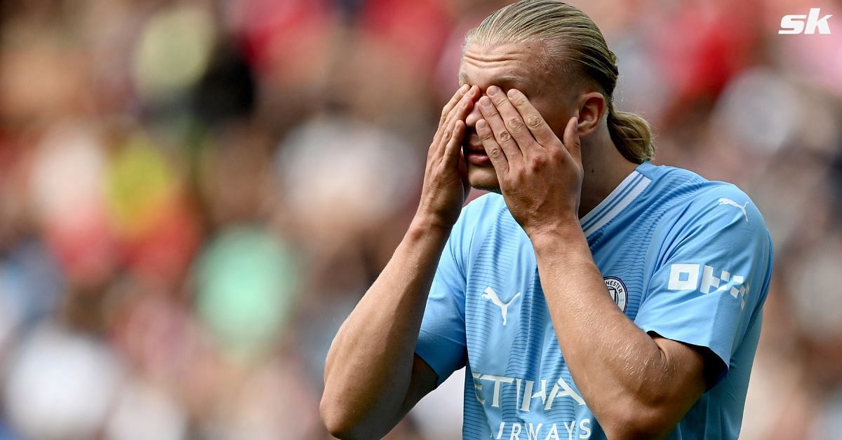 Fans react as Erling Haaland misses penalty in Manchester City v Sheffield United