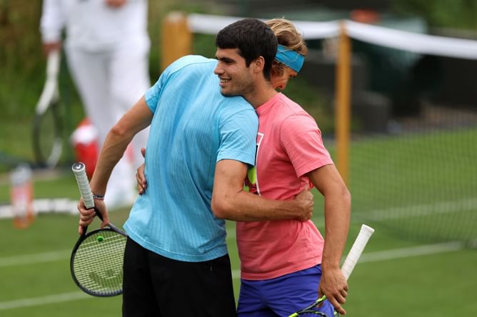 Alexander Zverev: "Carlos Alcaraz gave me a very good game plan against Daniil Medvedev"