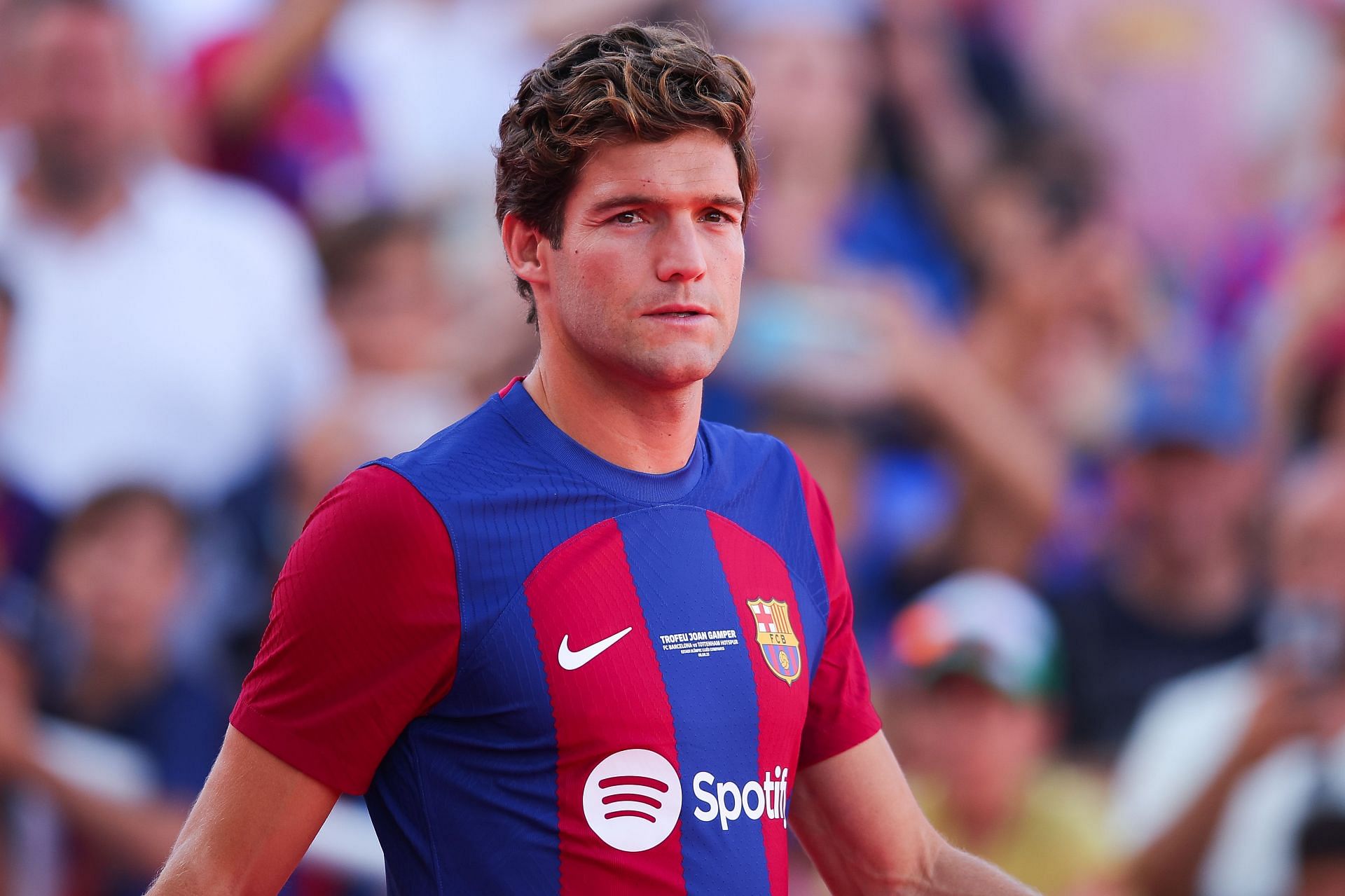 Marco Alonso could be on his way out of the Camp Nou this summer..