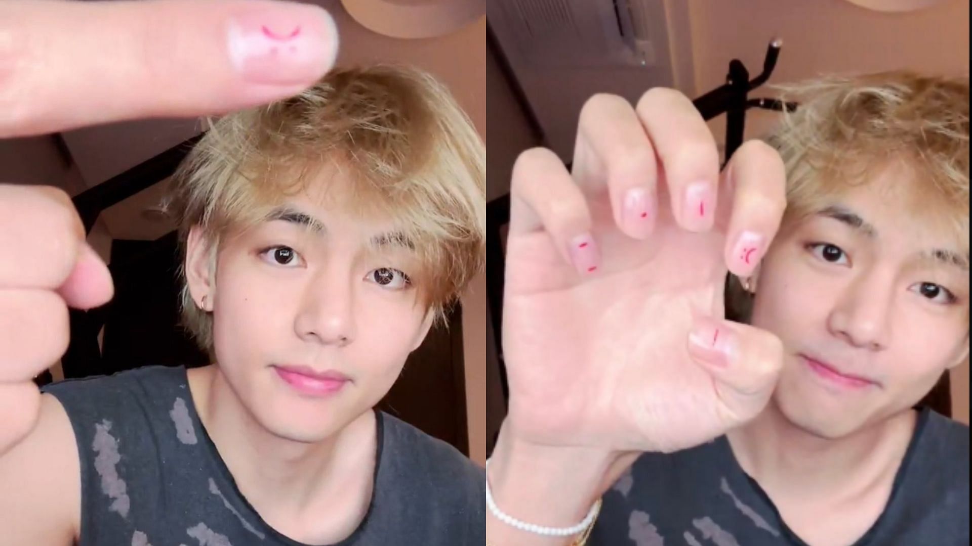 “Look at him and his pretty nails”: BTS’ V’s fans compliment his new ...