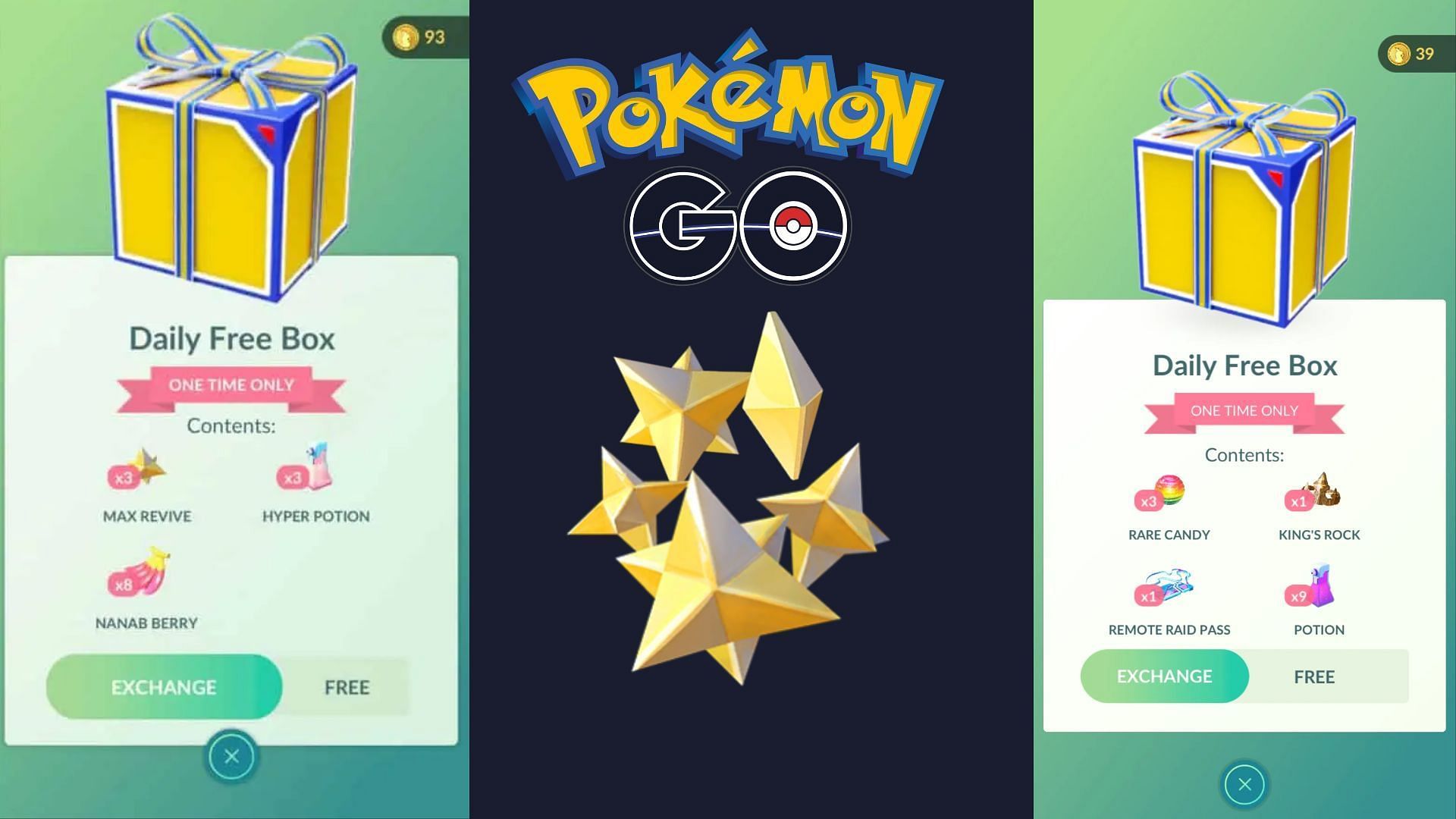 Open Daily Free Box (Image via Niantic)