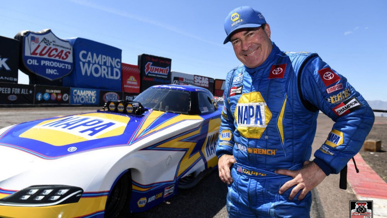 NHRA World Champion Ron Capps. Picture Credits: dragillustrated.com