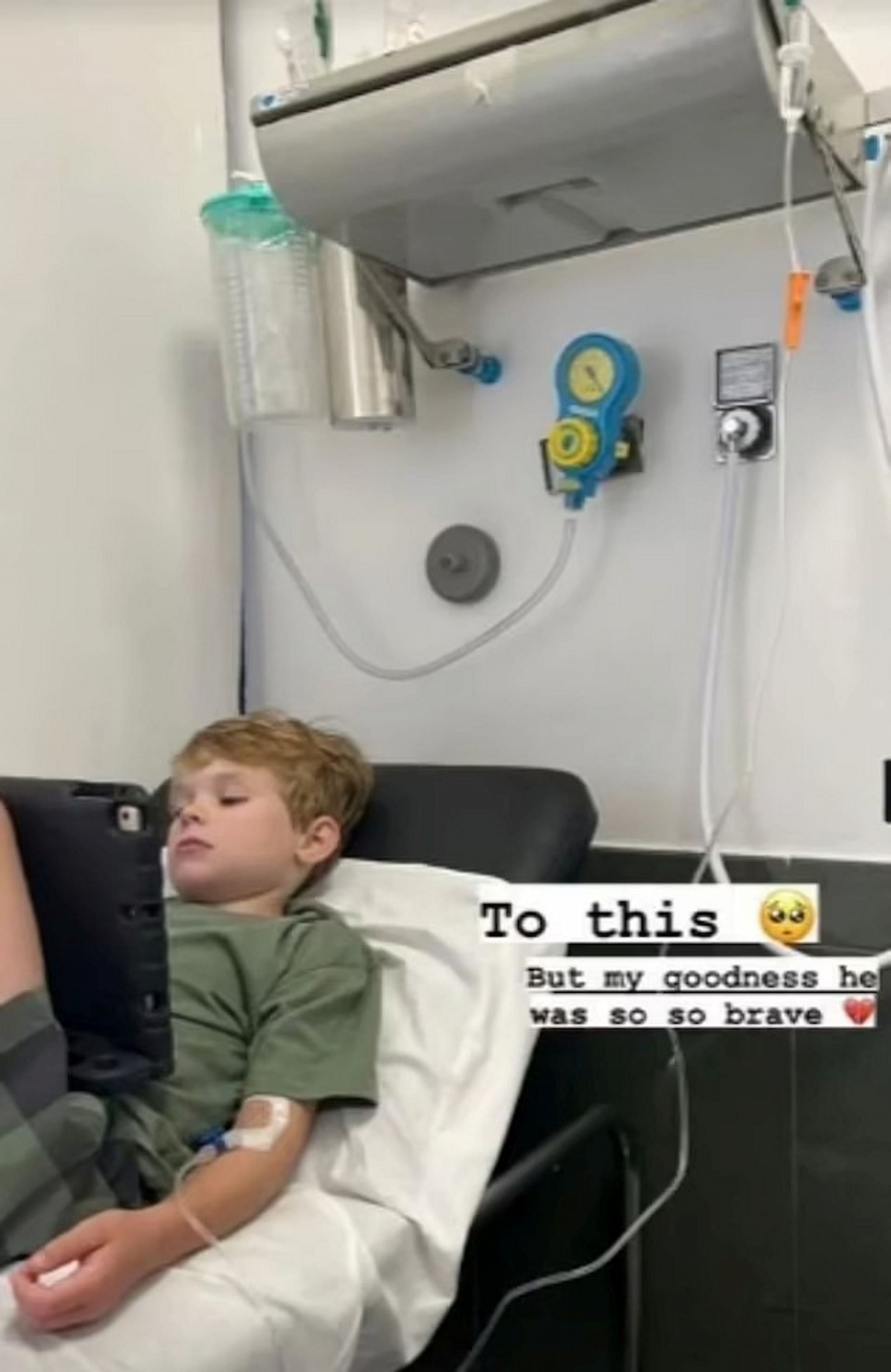 Danny Jones&#039;s son suffered dehydration while on a trip with family (Image via Georgia Jones/Instagram)