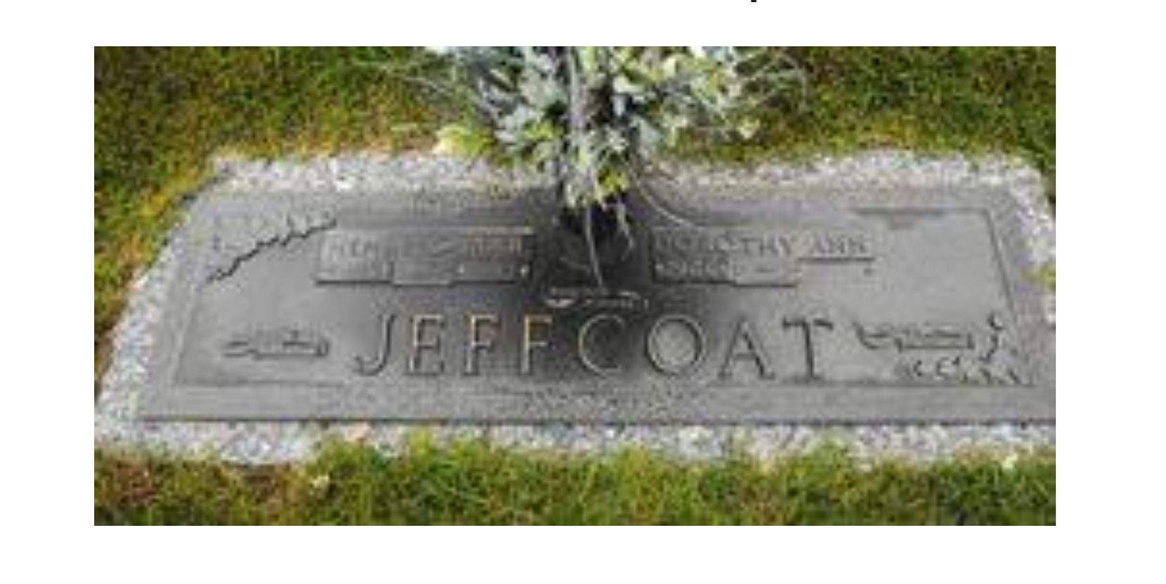 Jeffcoat&#039;s grave (Image via the Southern voice)