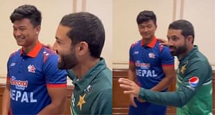 Asia Cup 2023 : "किसी चीज की जरूरत हो तो...."- मोहम्मद रिजवान ने नेपाली खिलाड़ियों से मुलाकात के दौरान की जमकर मस्ती