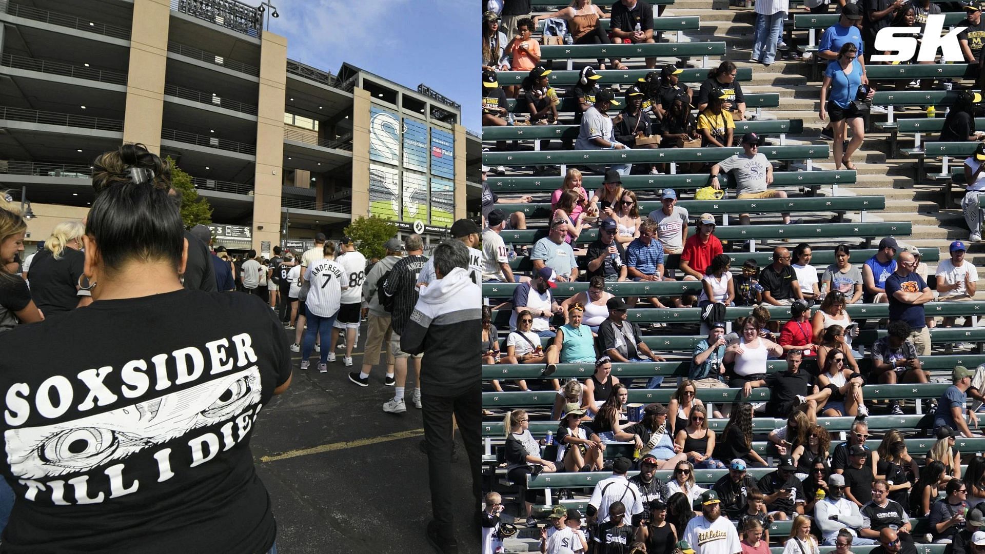 White Sox shooting: Woman 'snuck gun into MLB game in Chicago through folds  in her BELLY FAT' before it went off by accident last Friday night