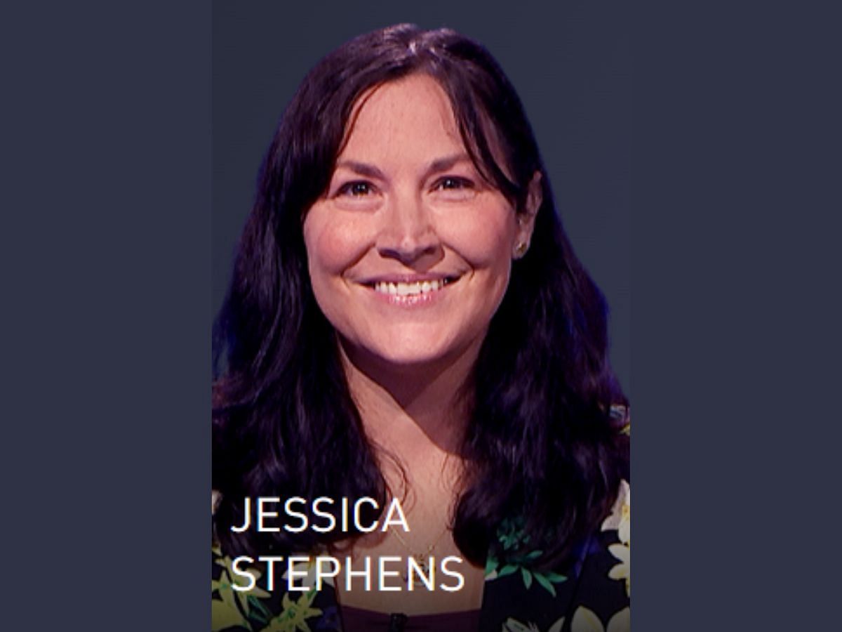 Jessica Stephens: Tonight&#039;s winner (Image via Jeopardy)