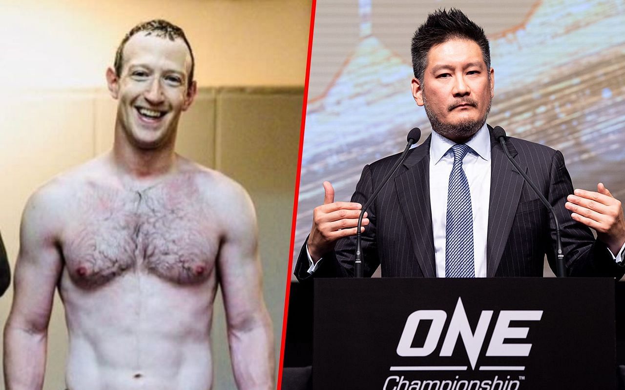 Mark Zuckerberg (L) and Chatri Sityodtong (R) | Image by ONE Championship
