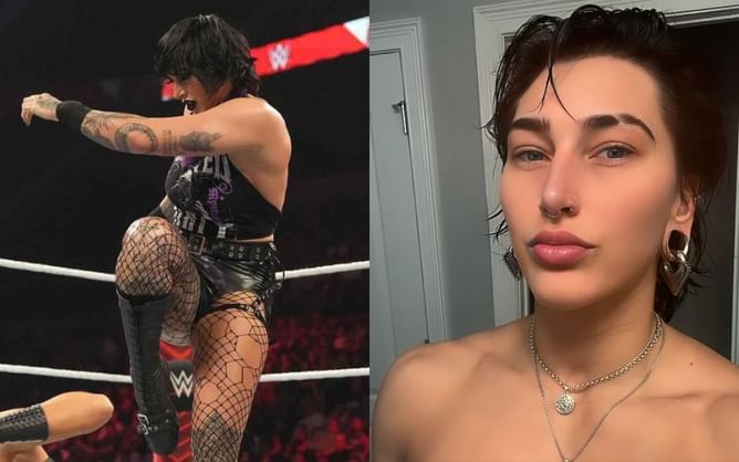 [PHOTO] 42-year-old male WWE personality defends surprising reaction to "scary" Rhea Ripley