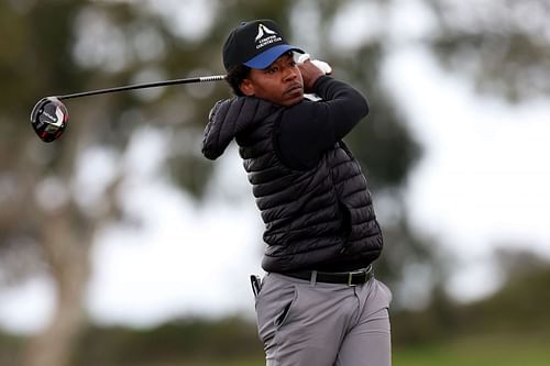 Aaron Grimes at the APGA Tour Farmers Insurance Invitational (Image via Getty)