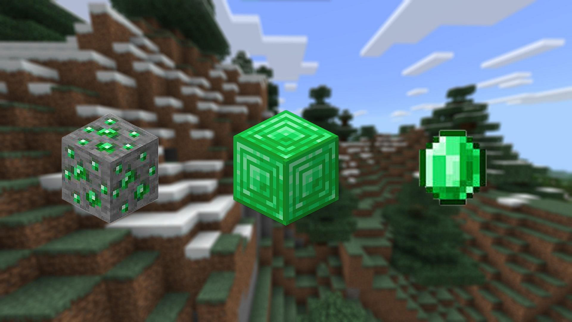 The currency of Minecraft in the overworld (Image via Minecraft)