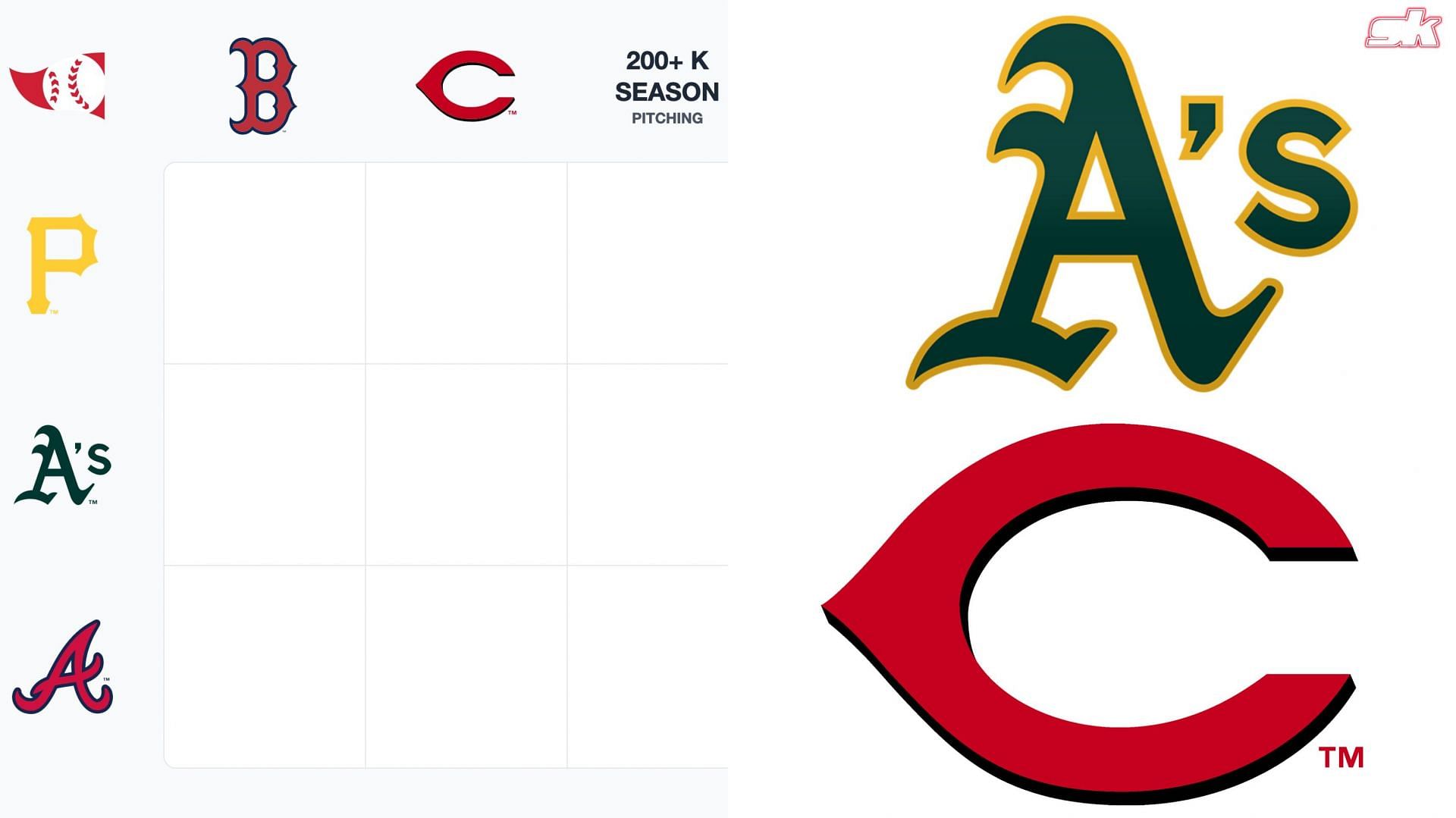 MLB Immaculate Grid Answers August 23 Athletics players to have also played for the Reds