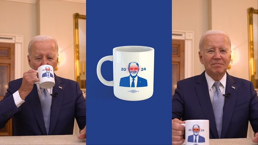 More Maga Tears Video Of Joe Biden Using Dark Brandon Coffee Cup