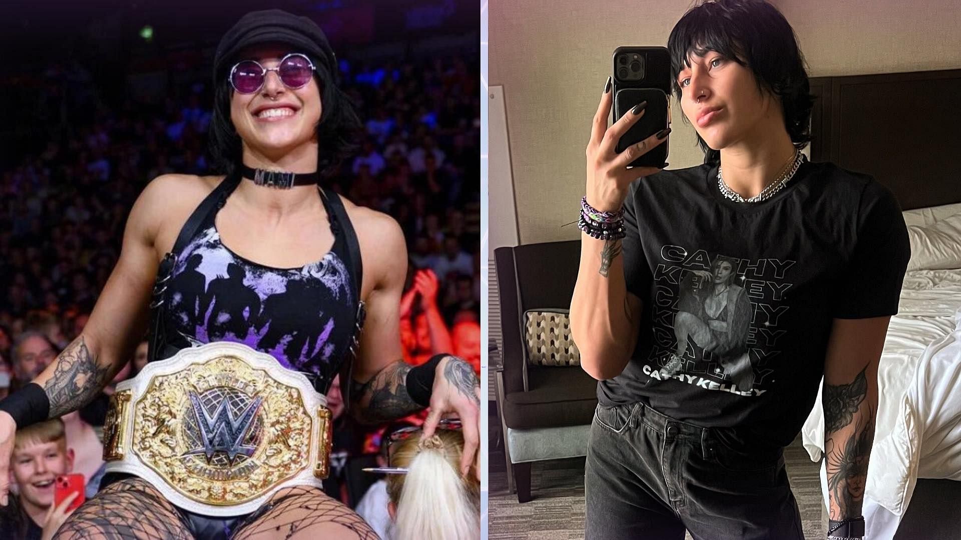 Rhea Ripley was seein action after SmackDown went off air