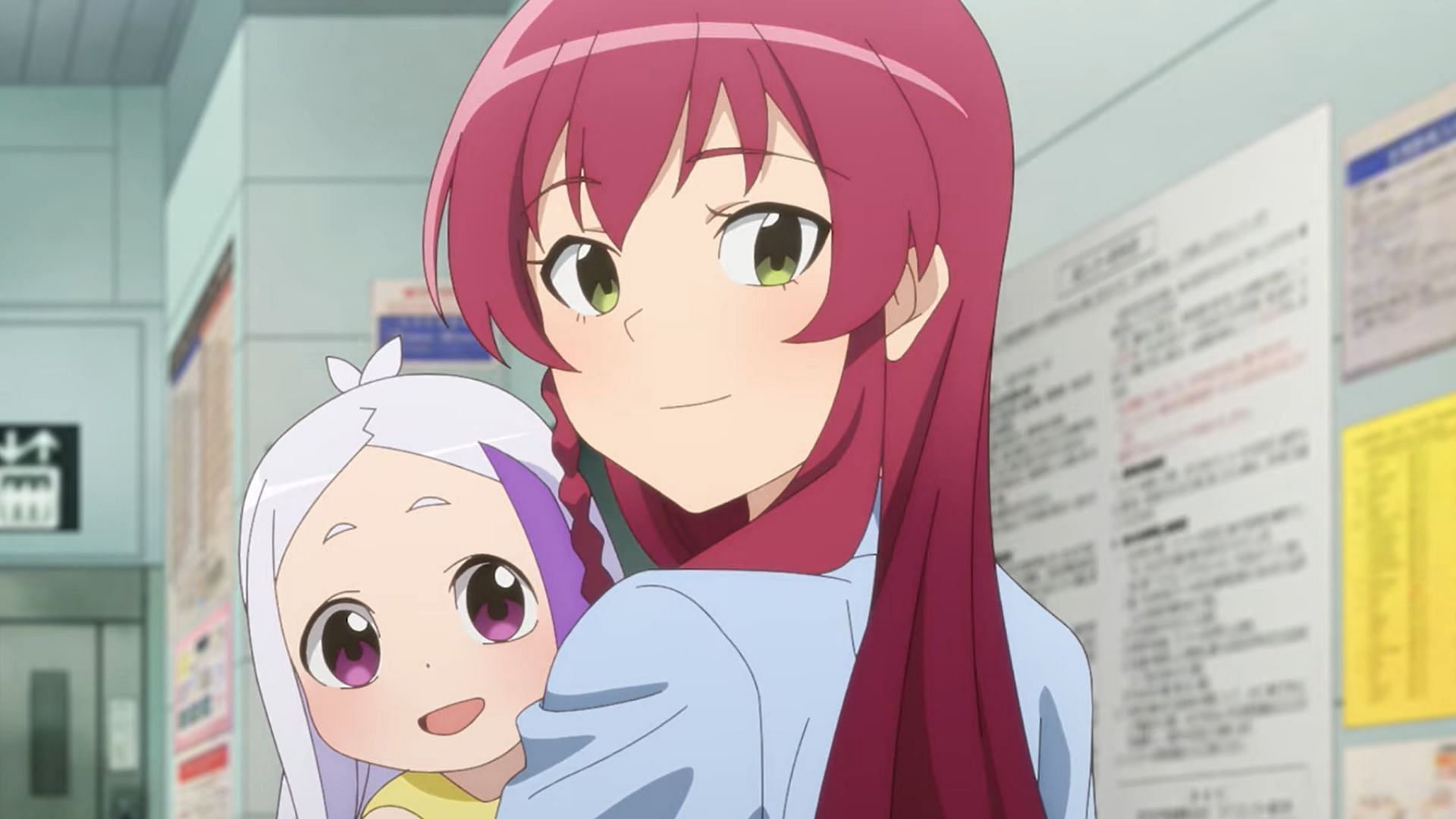 Emilia and Alas Ramus in The Devil is a Part-Timer (Image via Studio 3Hz)