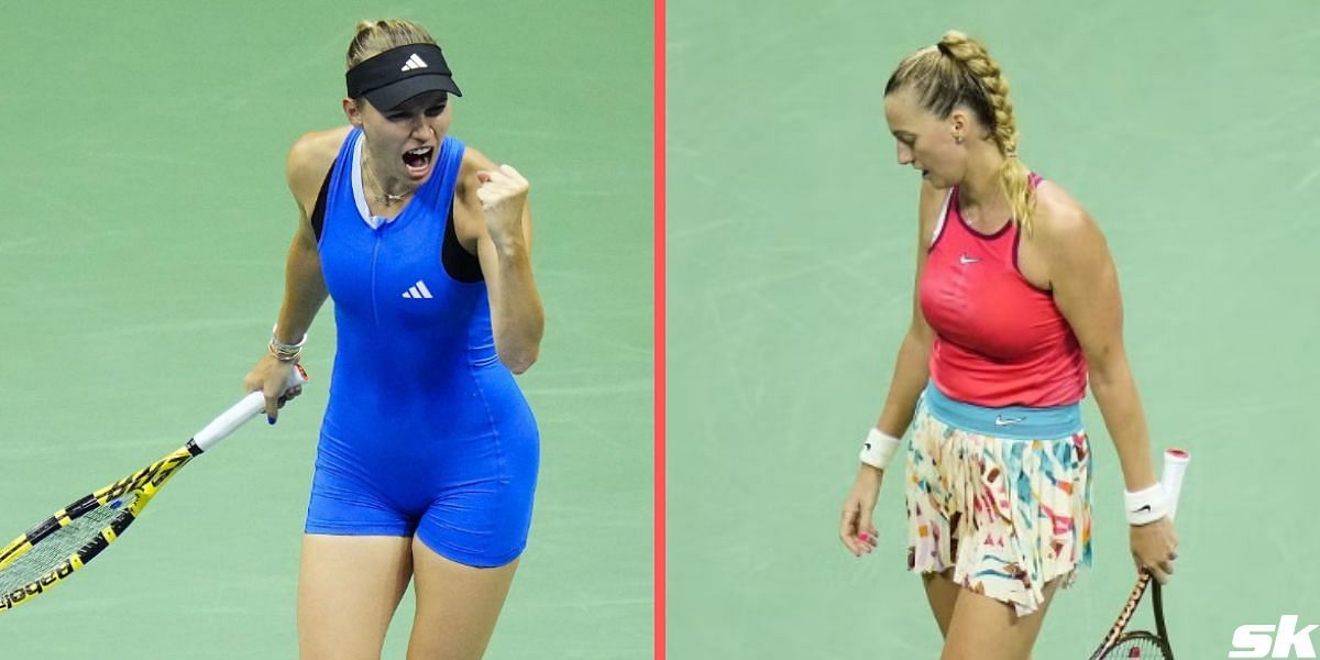 Caroline Wozniacki and Petra Kvitova