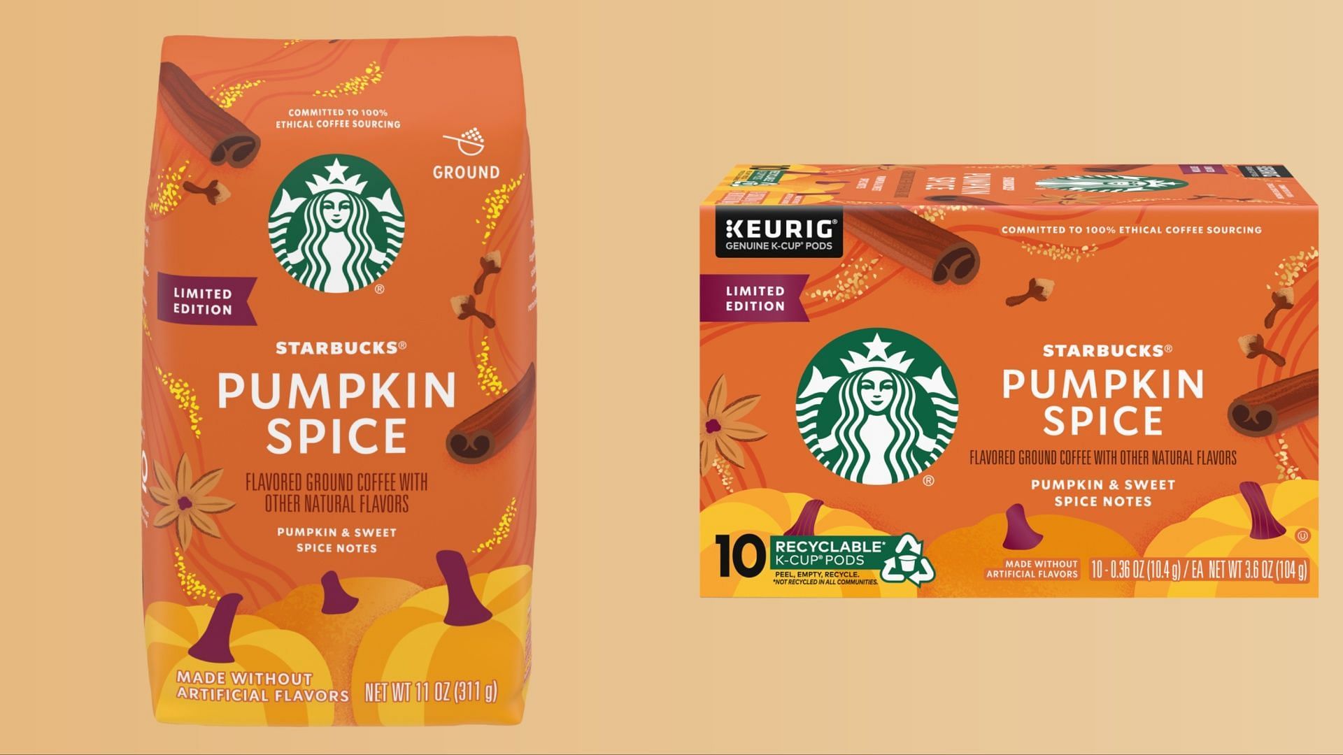 Pumpkin Spice Flavored Coffee (Image via Starbucks)