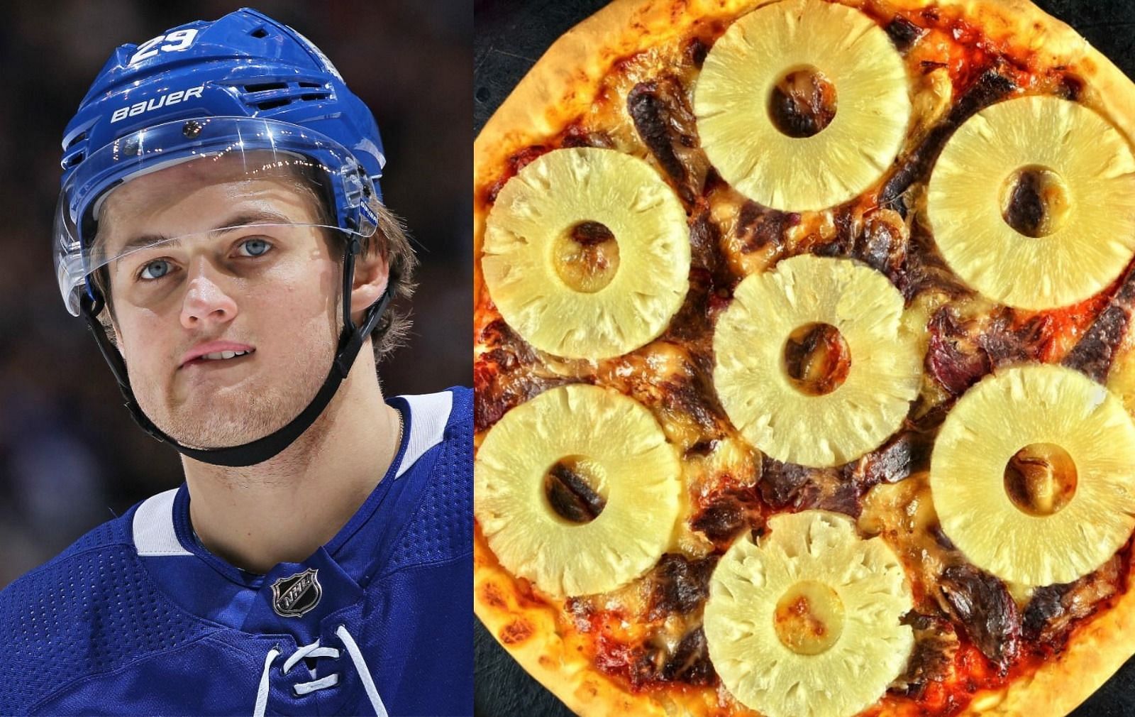 William Nylander reveals his controversial take on pineapple on pizza debate