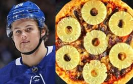 William Nylander reveals his controversial take on pineapple on pizza debate