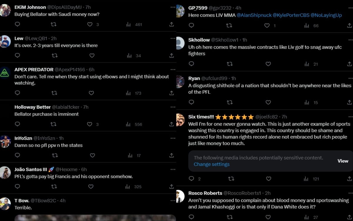 Bellator "Bellator purchase is imminent" Saudi investment group