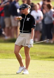 Charley Hull at the AIG Women's Open (image via Getty)