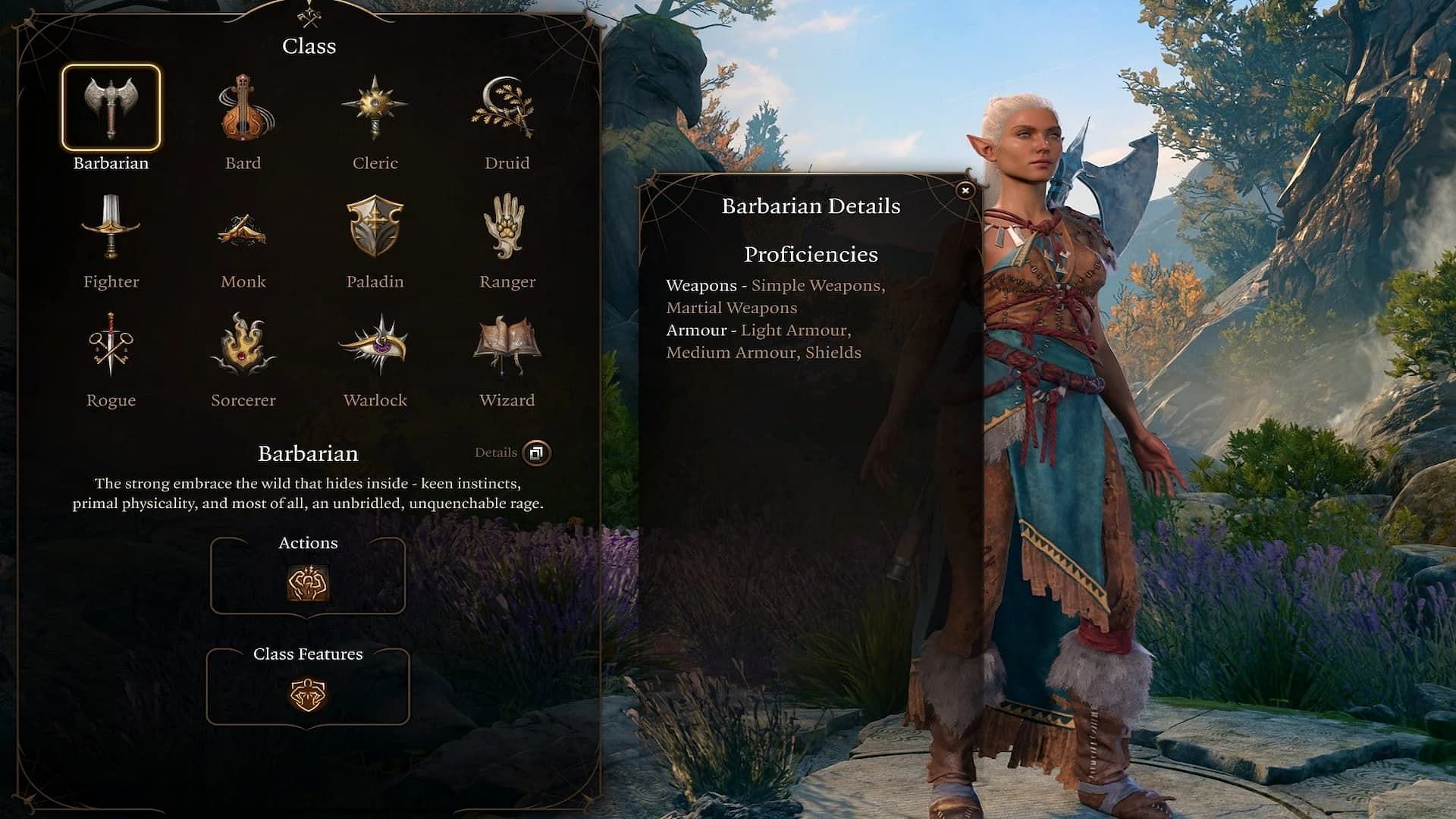 Each class has its own Armor Proficiency in Baldur&#039;s Gate 3 (Image via Larian Studios)