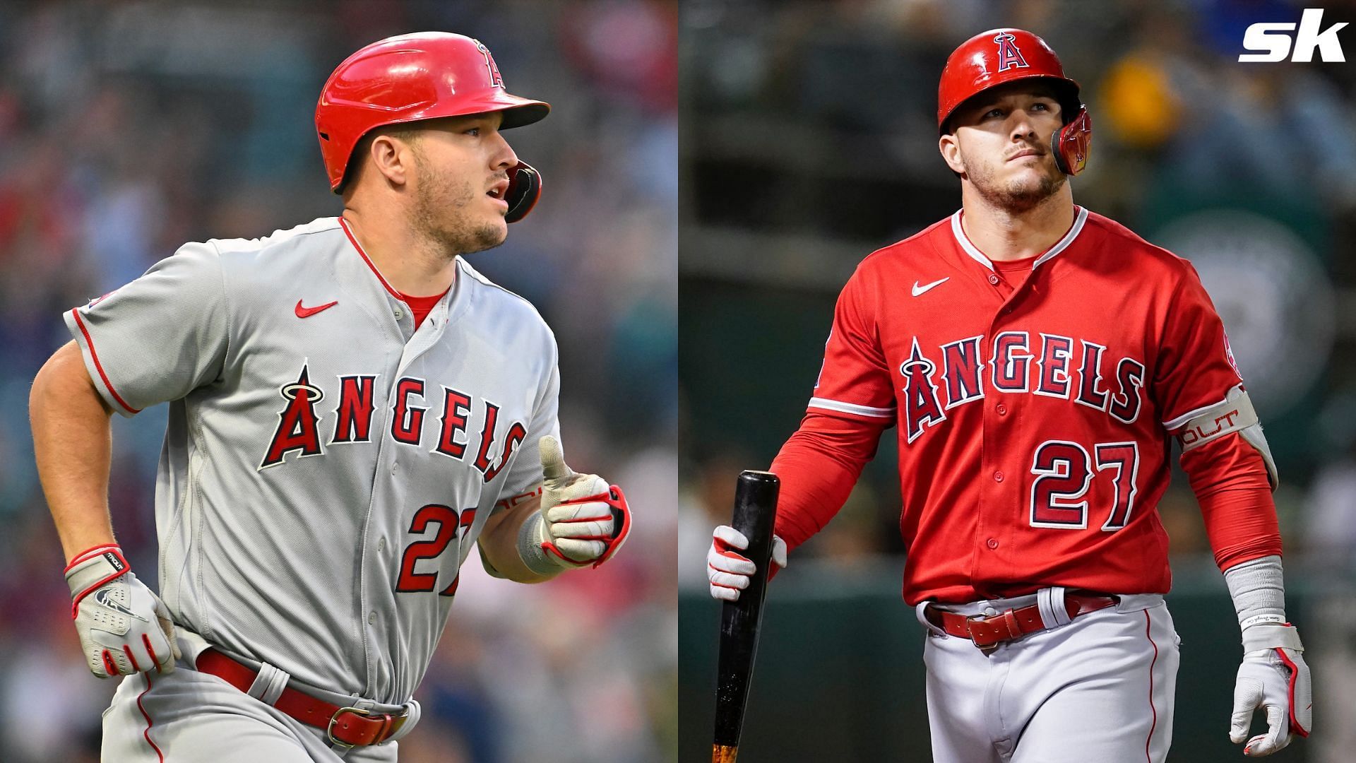 Mike Trout of the Los Angeles Angels