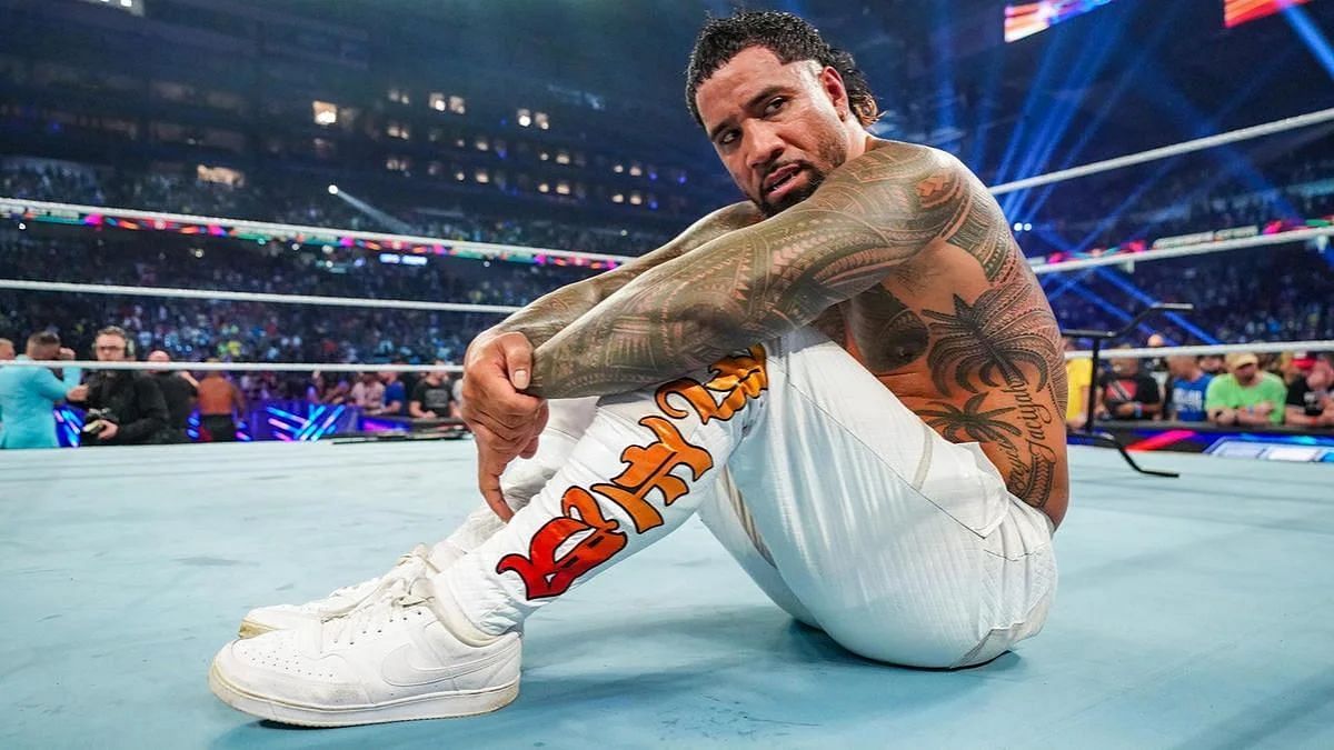 Jimmy Uso interfered at SummerSlam